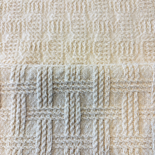 Pure Cotton Basket Weave
