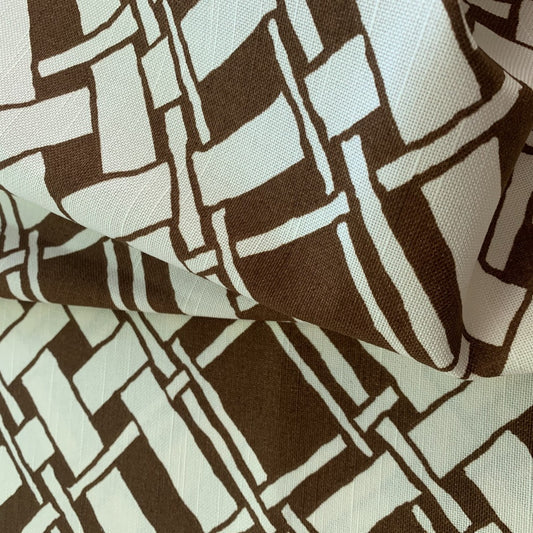 Bamboo-Lattice Print Soft Furnishing