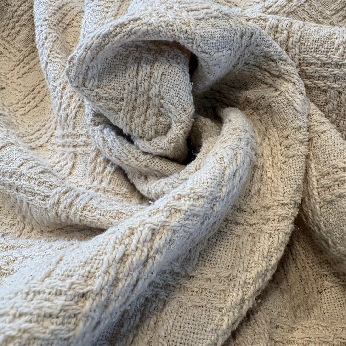 Pure Cotton Basket Weave
