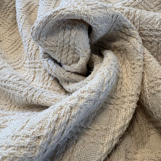 Pure Cotton Basket Weave