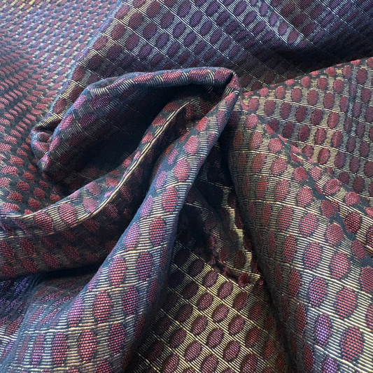 Metallic Jacquard Brocade Spot