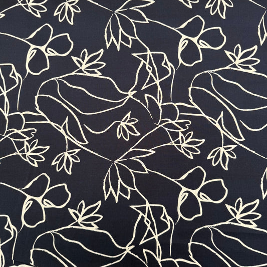 Abstract Floral Rayon