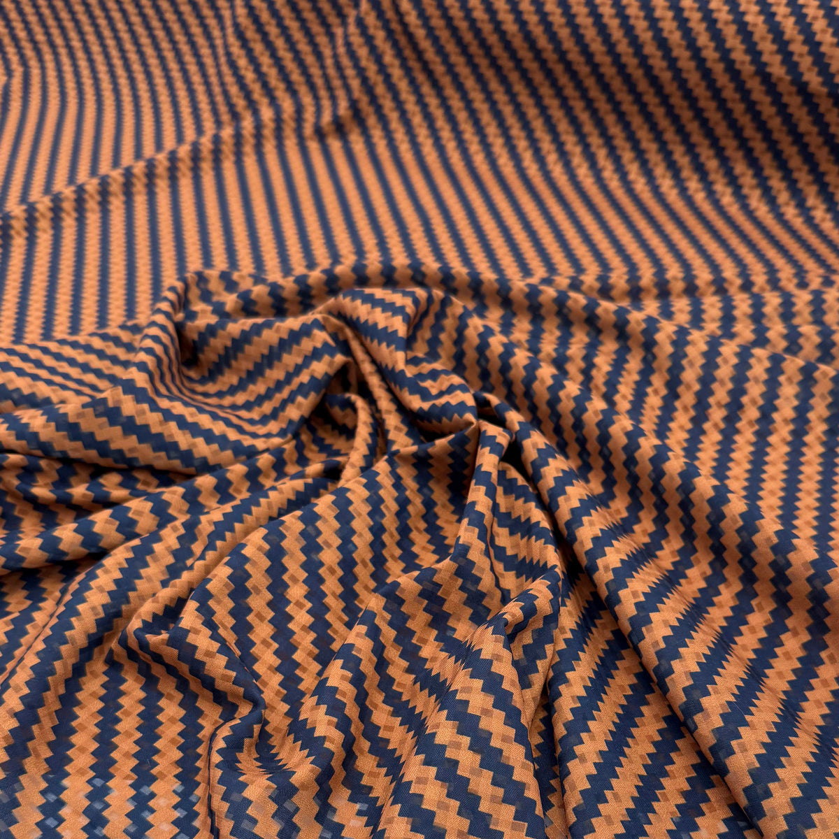Small Square Printed Rayon