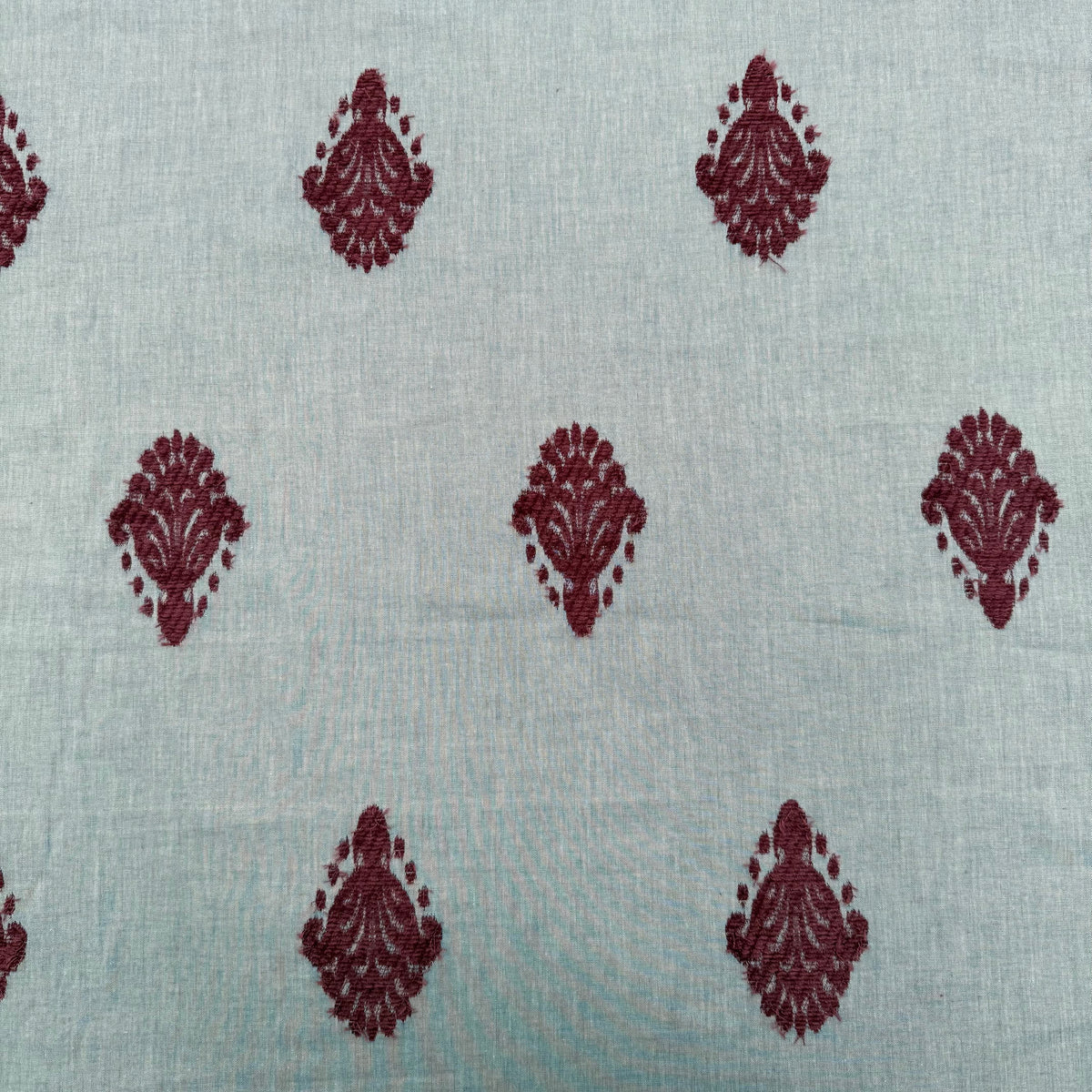 Flocked Paisley Cotton