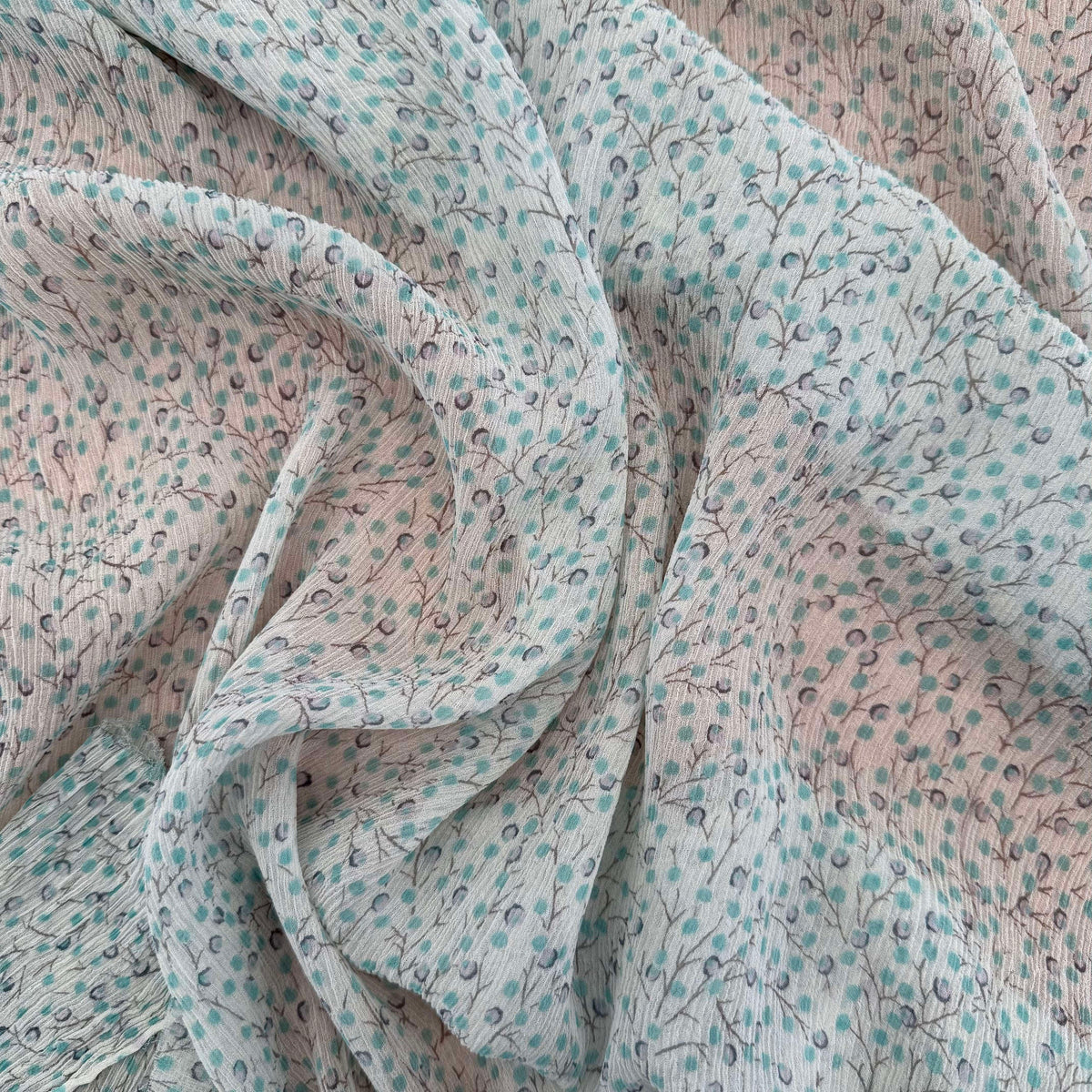 Dainty Floral Chiffon