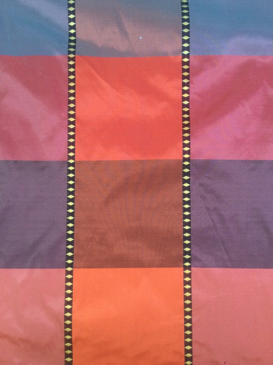 Pure Silk Patterned Soft Furnishing