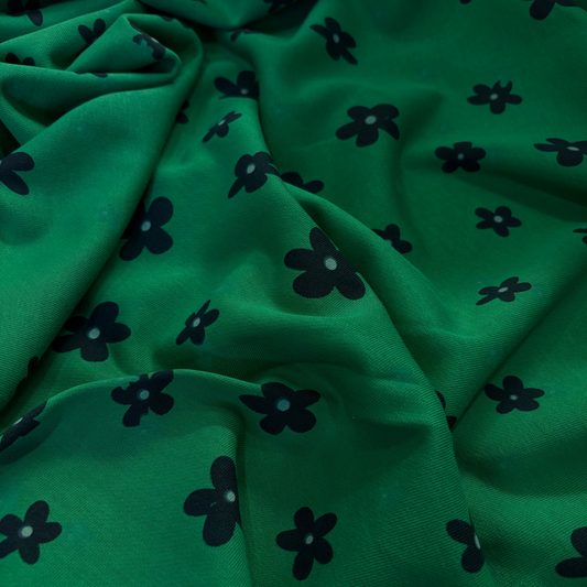 Daisy Print French Terry