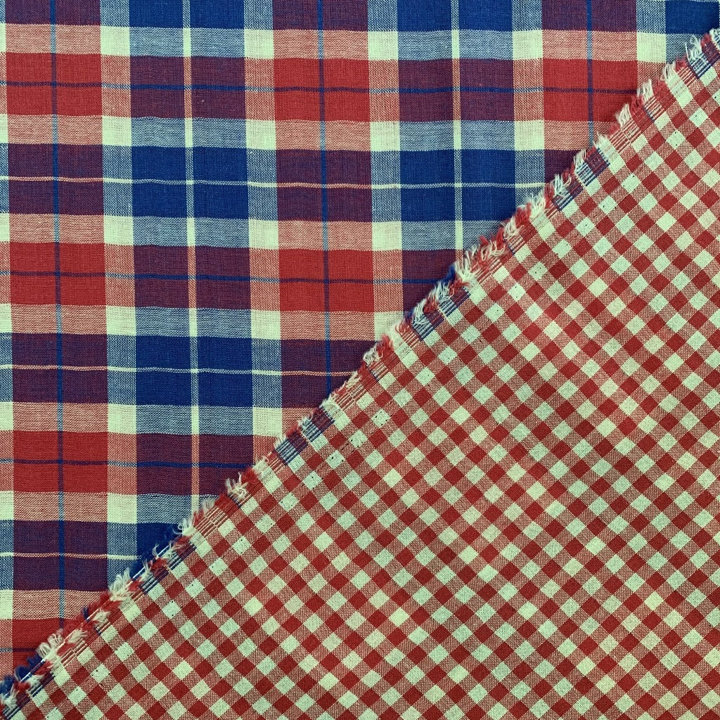 Checked Fabirc Double Faced Check – Nick's Fabrics